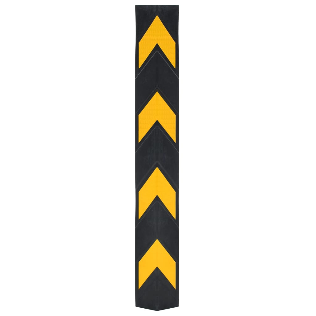 Hoekbeschermers reflecterend 80 cm rubber - 5 stuks - afbeelding 2