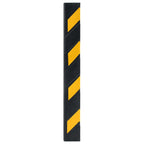 Hoekbeschermers reflecterend 80 cm rubber - 5 stuks - afbeelding 3