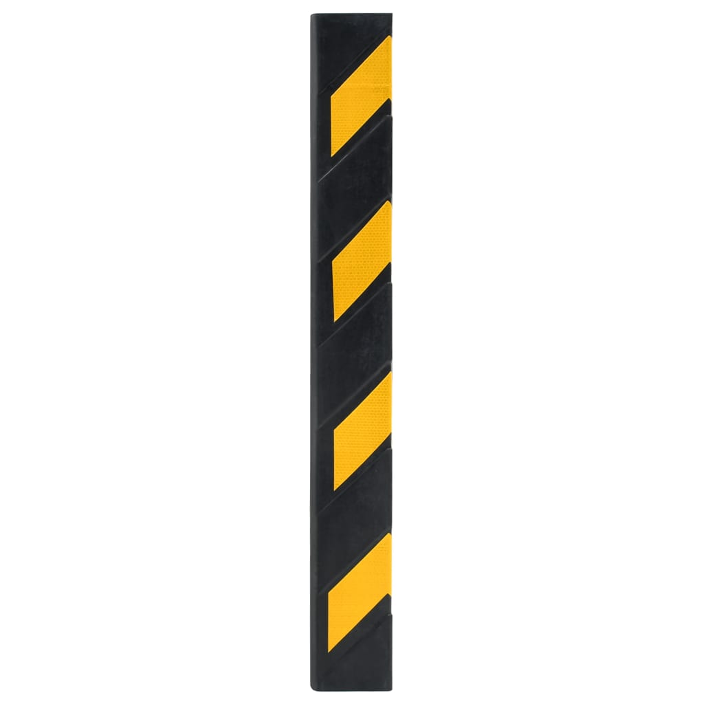 Hoekbeschermers reflecterend 80 cm rubber - 10 stuks - afbeelding 3