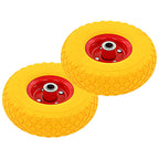 Massieve steekwagenwielen 3.00-4 245 x 82 mm 4 stuks