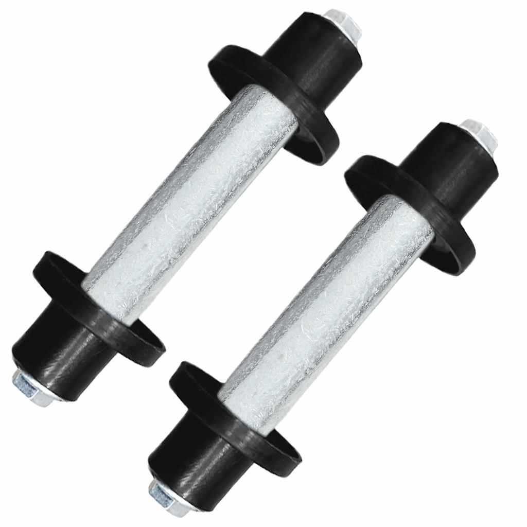 Massief kruiwagenwiel 4.00-8 390 mm zwart/zilver