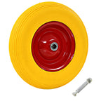 Massief kruiwagenwiel met as 4.00-8 390 mm
