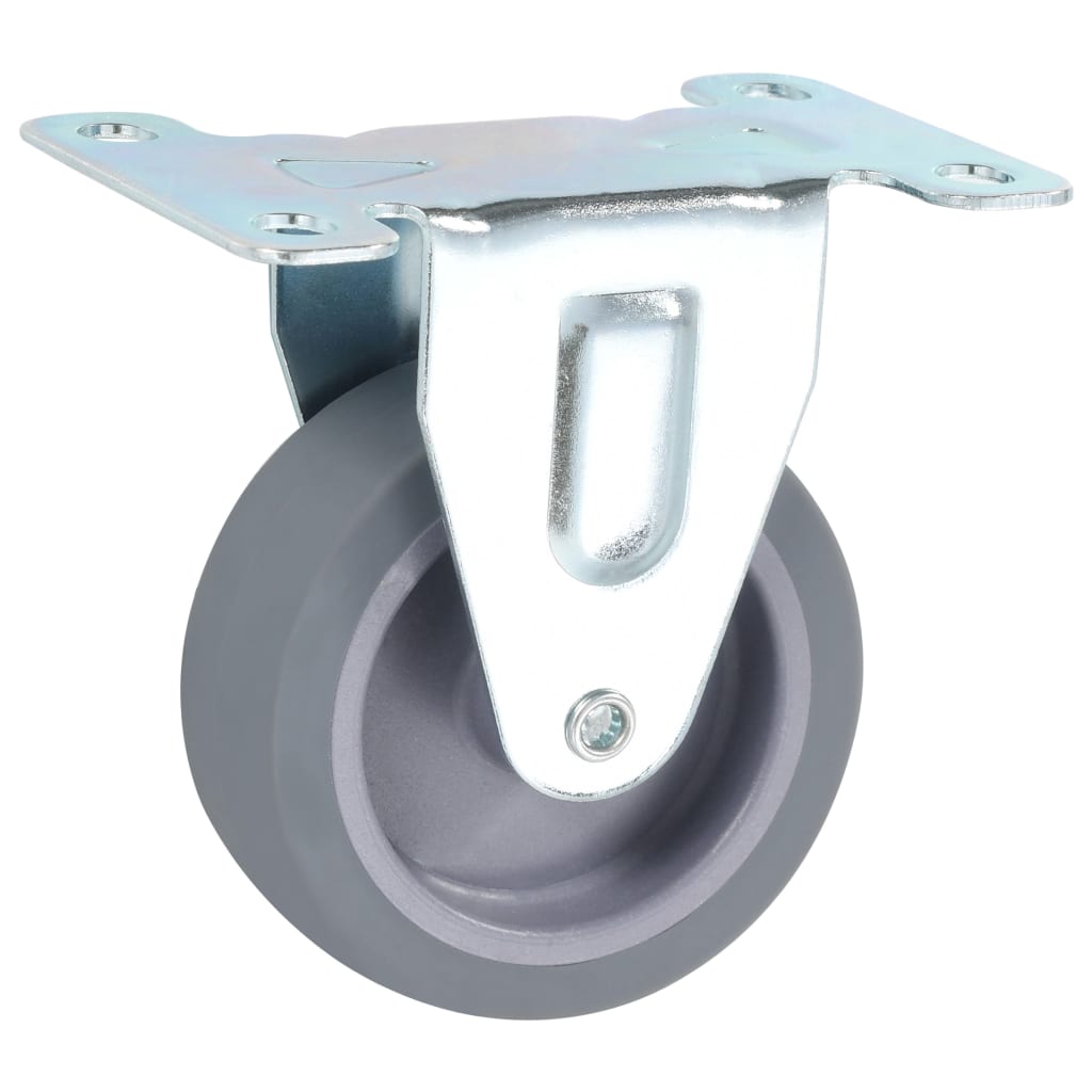 Vaste wielen 75 mm grijs