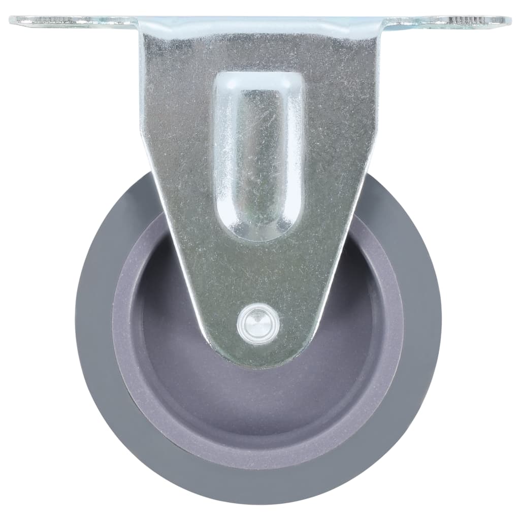 Vaste wielen 75 mm grijs