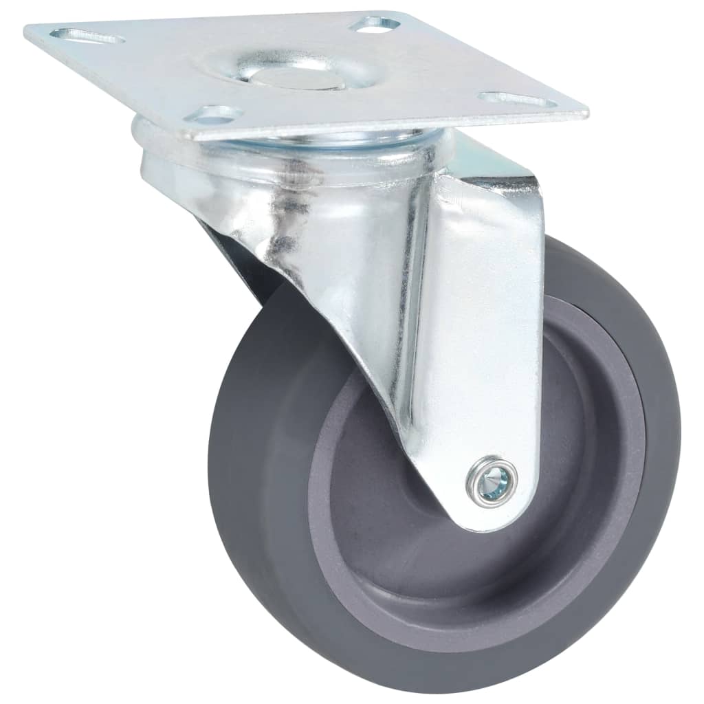 Universele zwenkwielen 75 mm grijs