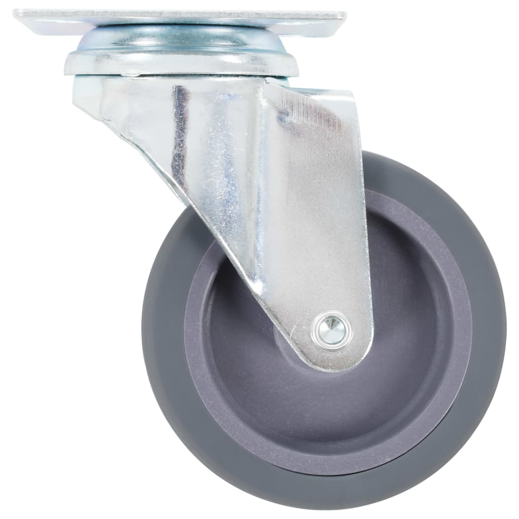Universele zwenkwielen 75 mm grijs