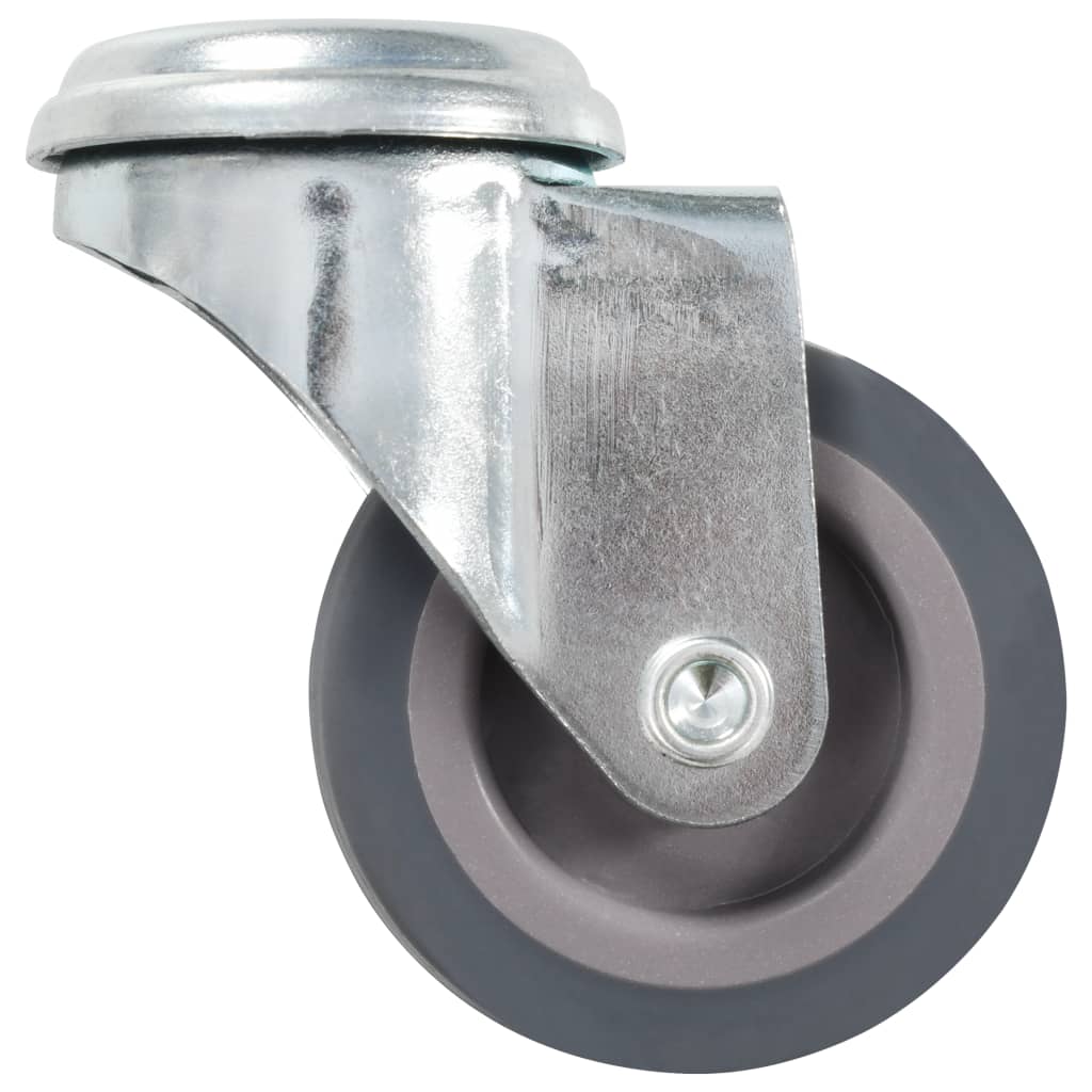 Universele zwenkwielen met boutgat 50 mm grijs