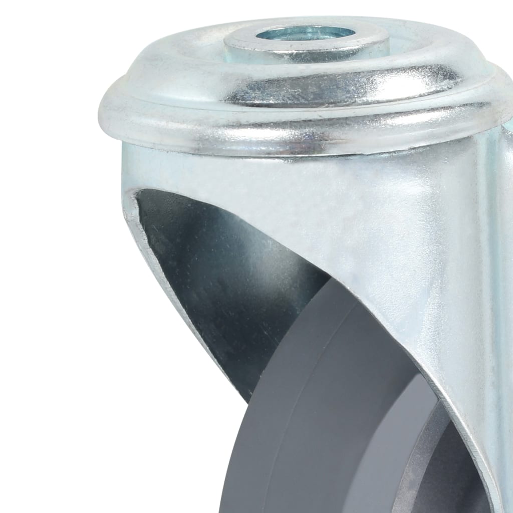 Zwenkwielen combinatie set 100 mm grijs