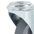 Zwenkwielen combinatie set 100 mm grijs