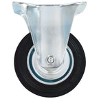 Vaste wielen 100 mm zwart