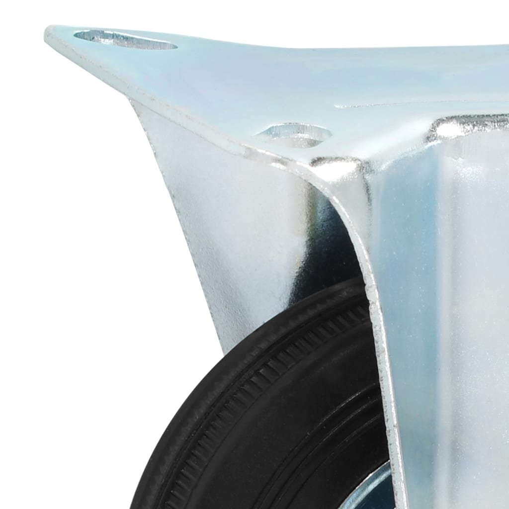 Vaste wielen 100 mm zwart