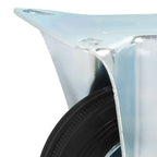 Vaste wielen 100 mm zwart