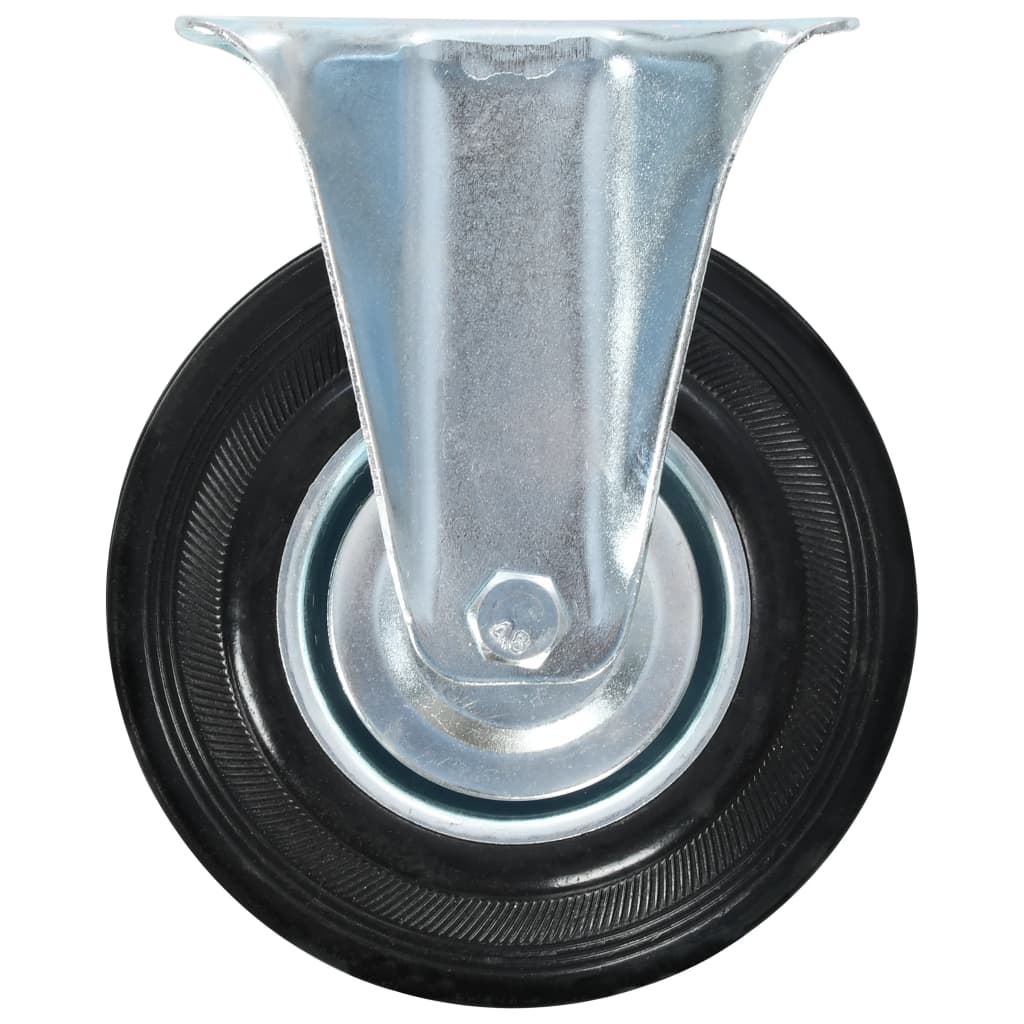 Vaste wielen 125 mm zwart