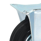 Vaste wielen 125 mm zwart