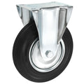 Vaste wielen 200 mm zwart