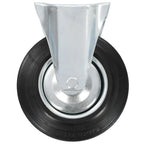 Vaste wielen 200 mm zwart