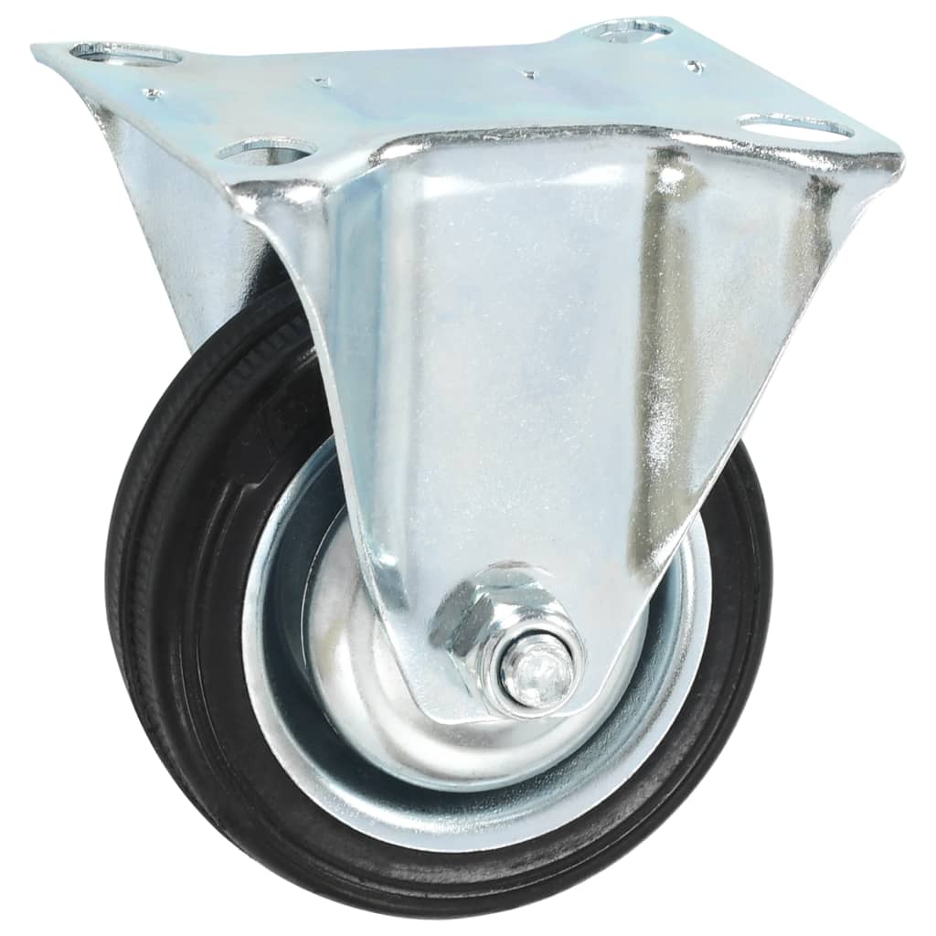 Wielen combinatie set 75 mm zwart