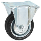 Wielen combinatie set 75 mm zwart