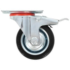 Wielen combinatie set 75 mm zwart