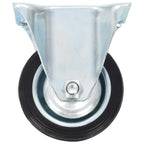 Wielen combinatie set 75 mm zwart