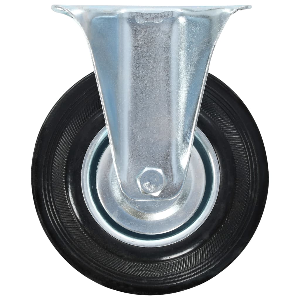 Wielen combinatie set 125 mm zwart