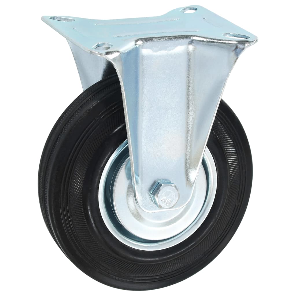 Wielen combinatie set 125 mm zwart