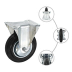 Wielen combinatie set 160 mm zwart