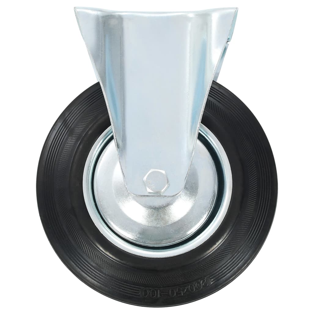 Wielen combinatie set 200 mm zwart
