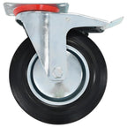 Wielen combinatie set 200 mm zwart
