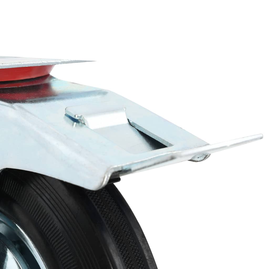 Wielen combinatie set 200 mm zwart