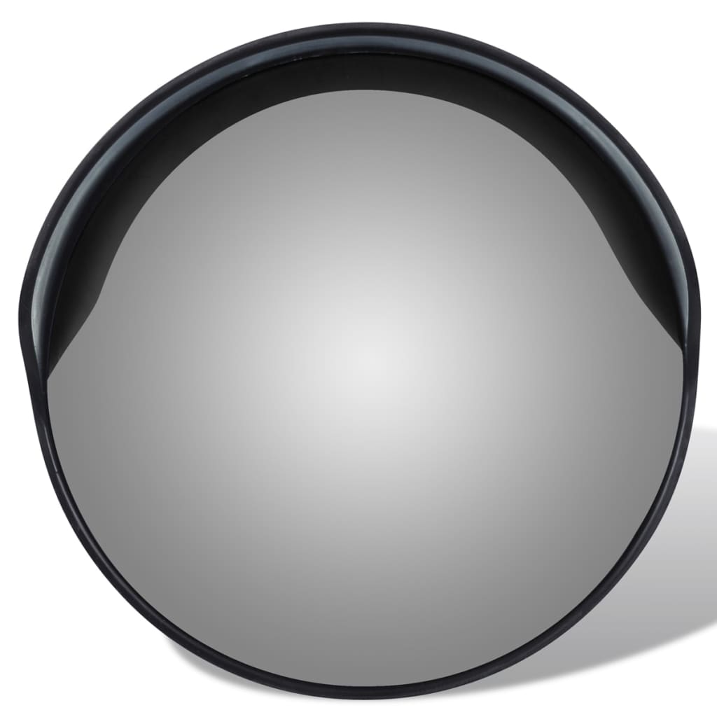 Verkeersspiegel voor buiten 30 cm PC-kunststof zwart - afbeelding 2