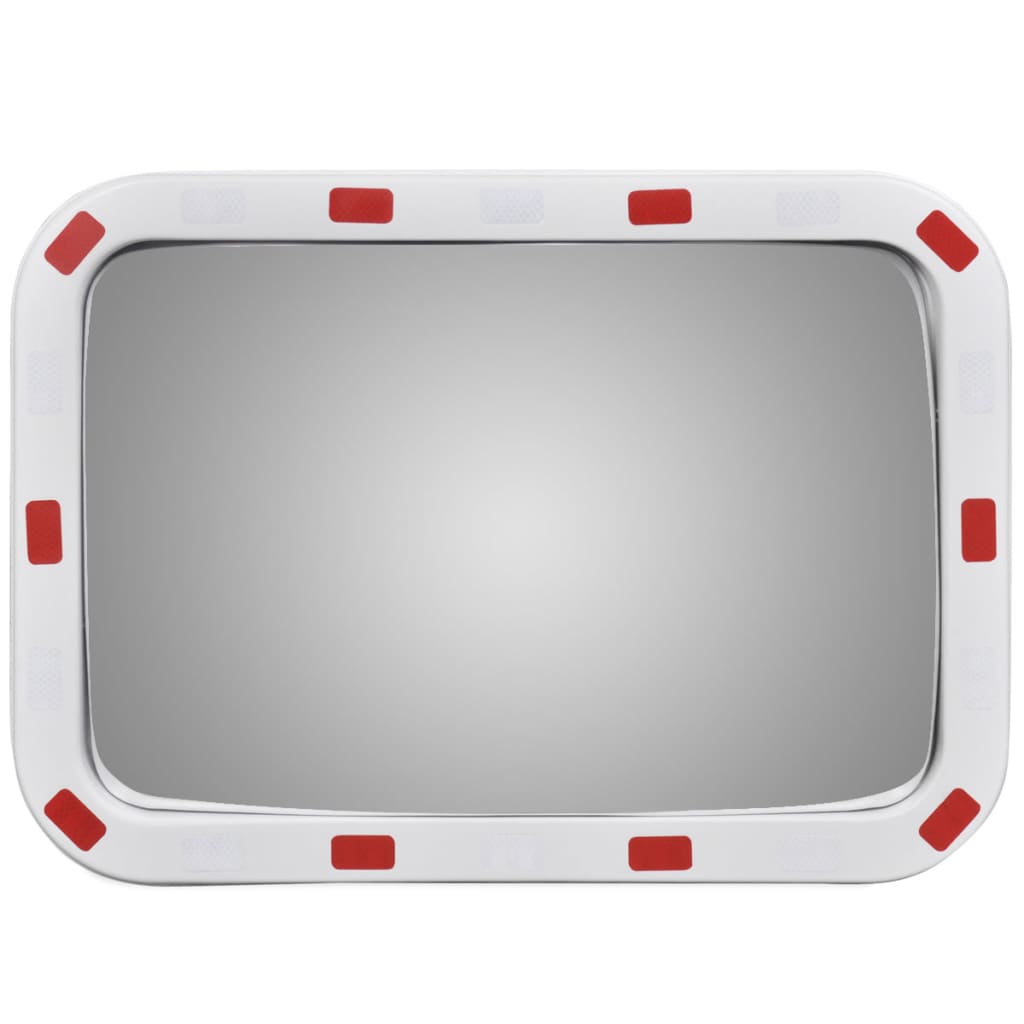 Verkeersspiegel rechthoekig met reflectors 40x60 cm - afbeelding 2