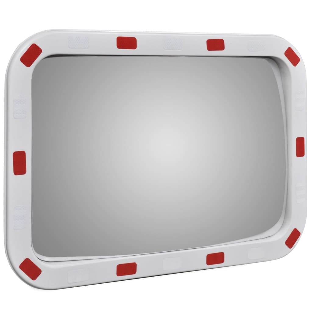 Verkeersspiegel rechthoekig met reflectors 40x60 cm - afbeelding 3