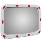Verkeersspiegel rechthoekig met reflectors 40x60 cm - afbeelding 3