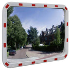 Verkeersspiegel rechthoekig met reflectors 60x80 cm