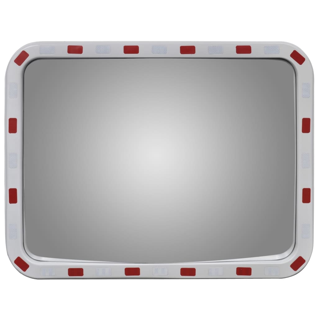 Verkeersspiegel rechthoekig met reflectors 60x80 cm - afbeelding 2