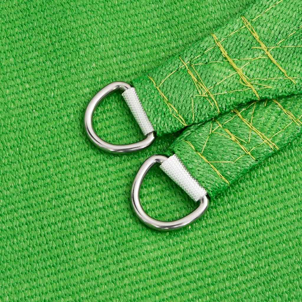 Schaduwdoek vierkant lichtgroen waterdoorlatend HDPE 160 g/m² detail 5