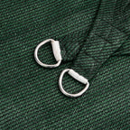Schaduwdoek rechthoekig donkergroen waterdoorlatend HDPE 160 g/m² detail 5