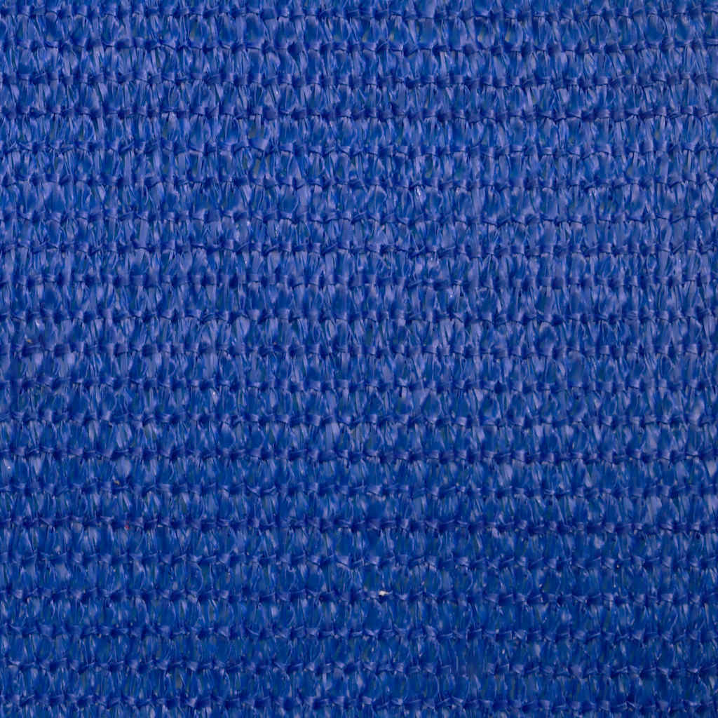 Schaduwdoek driehoekig blauw waterdoorlatend HDPE 160 g/m² detail 8