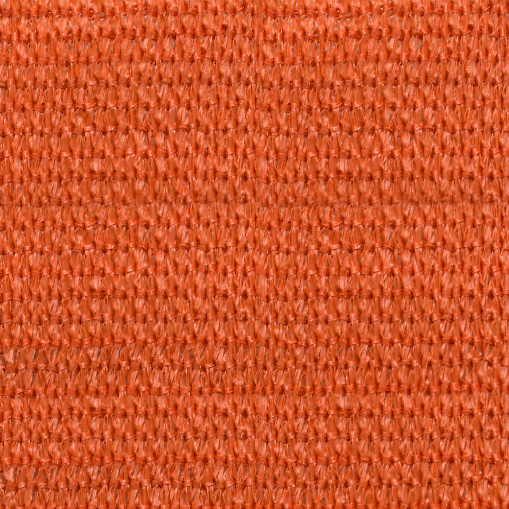 Schaduwdoek trapezium oranje waterdoorlatend HDPE 160 g/m² detail 8