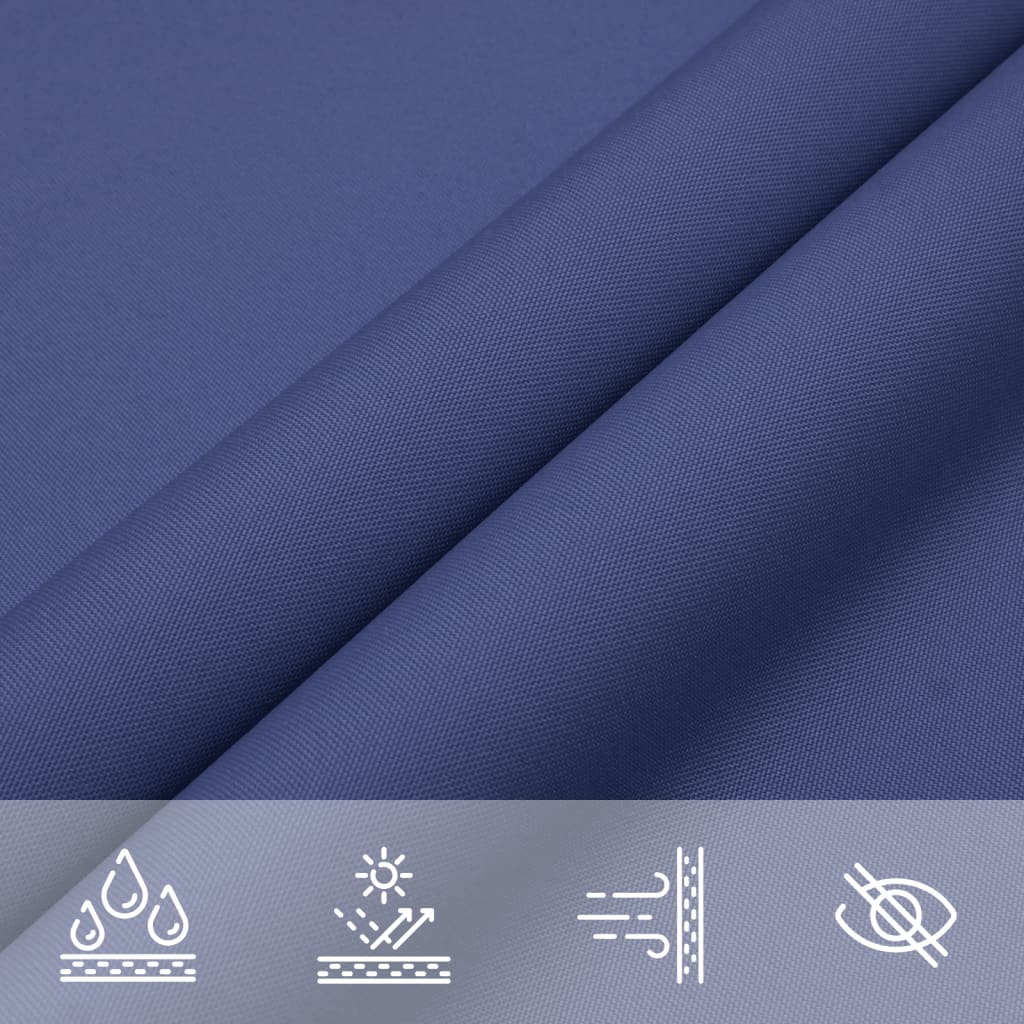 Schaduwdoek rechthoekig blauw waterdicht oxford stof detail 4