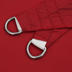 Schaduwdoek rechthoekig rood waterdicht oxford stof detail 6