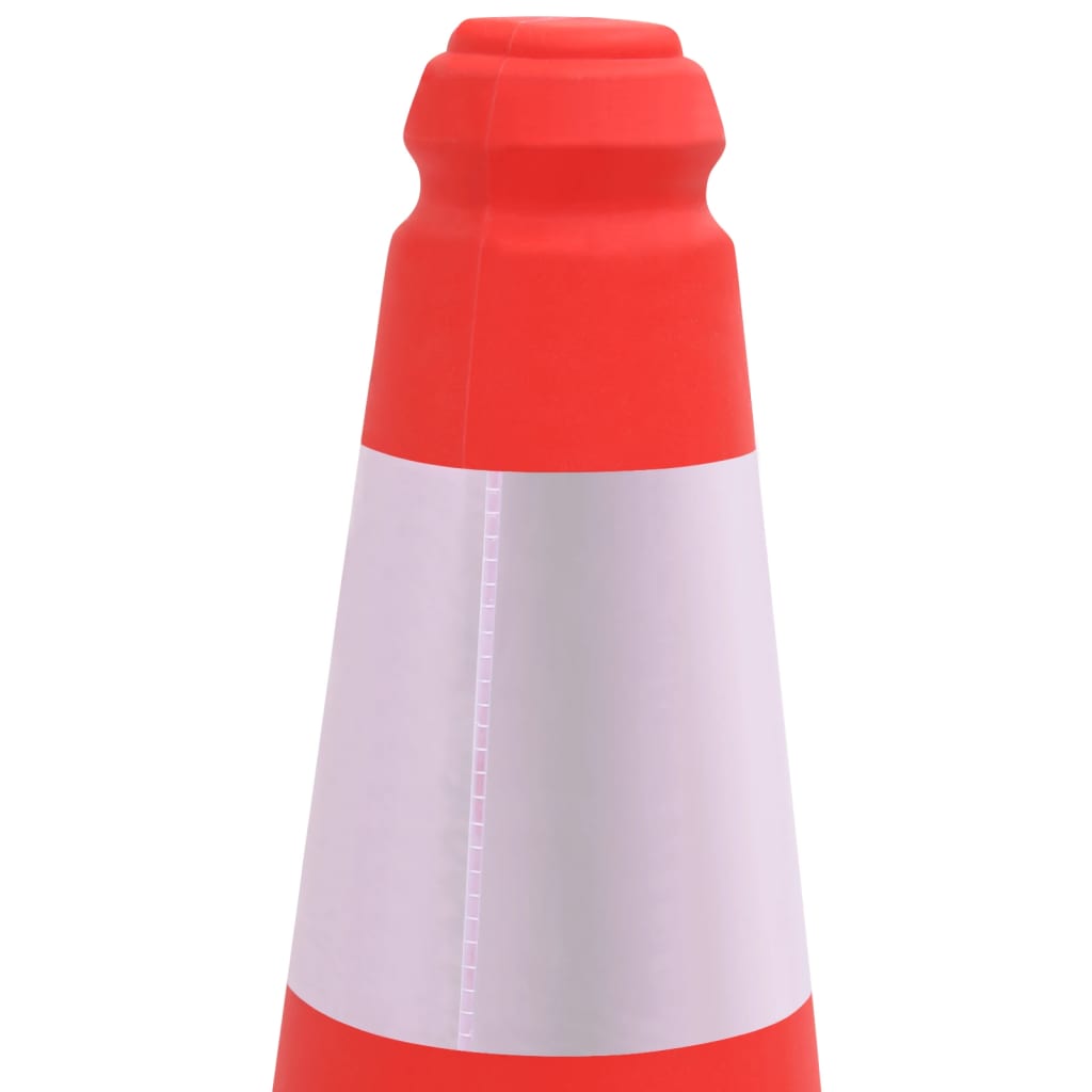 Reflecterende verkeerskegels met zware basis 50 cm
