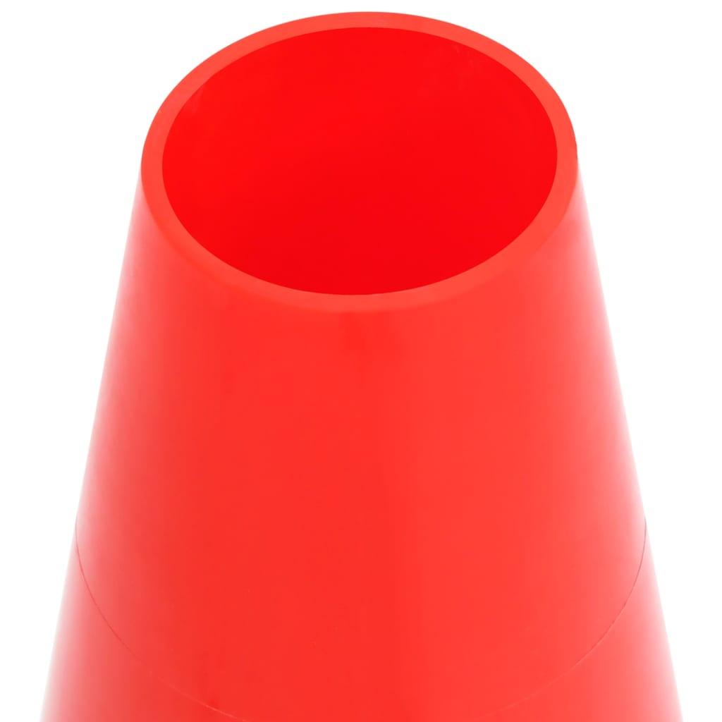 Reflecterende verkeerskegels 50 cm rood en wit