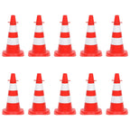 Kegelset met ketting 10 meter rood en wit