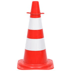 Kegelset met ketting 10 meter rood en wit