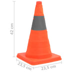 Uitvouwbare verkeerskegels 42 cm