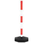 Kettingpalenset met kunststof ketting 10 meter rood en wit