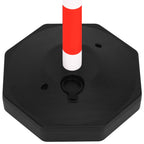 Kettingpalenset met kunststof ketting 10 meter rood en wit