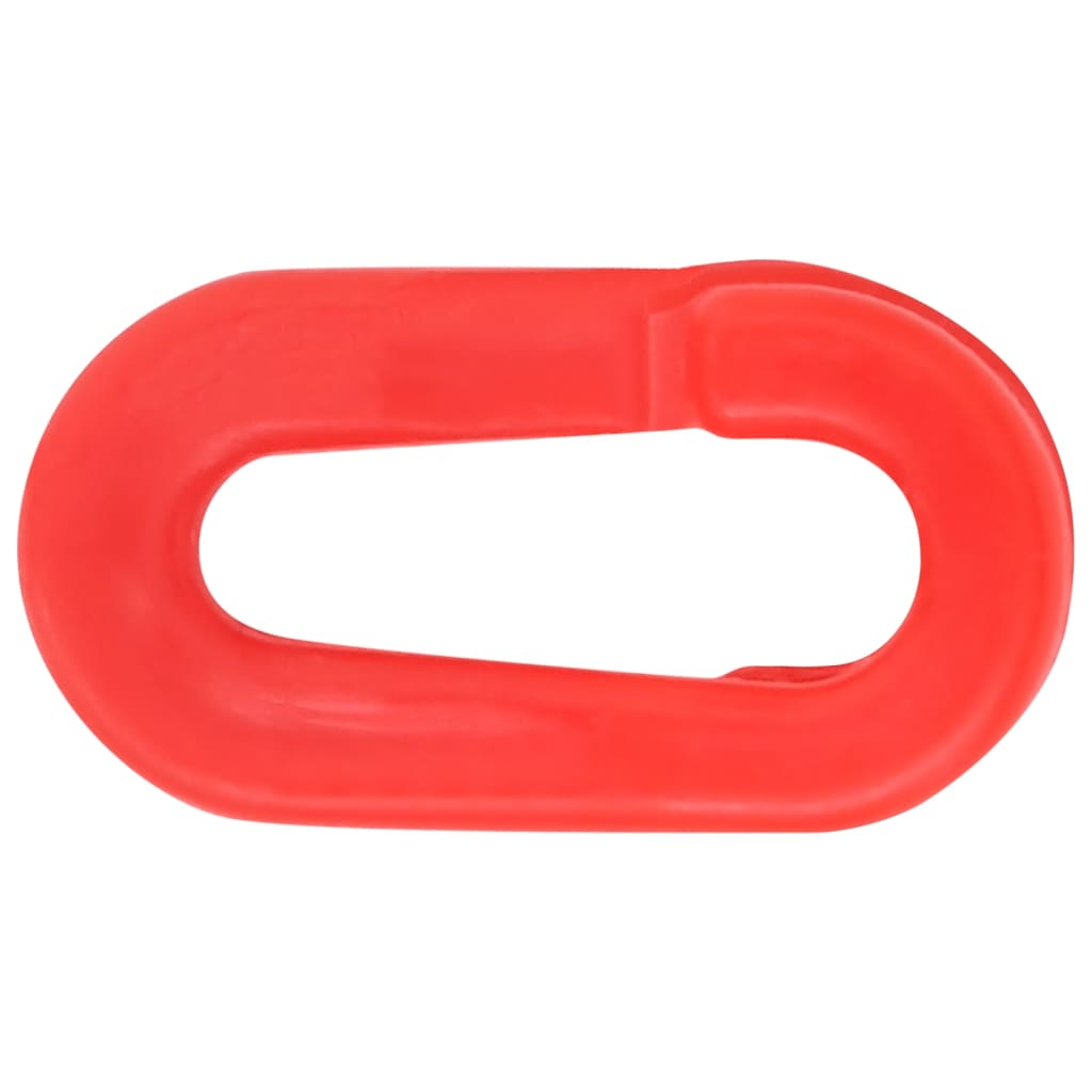 Kettingpalenset met kunststof ketting 10 meter rood en wit